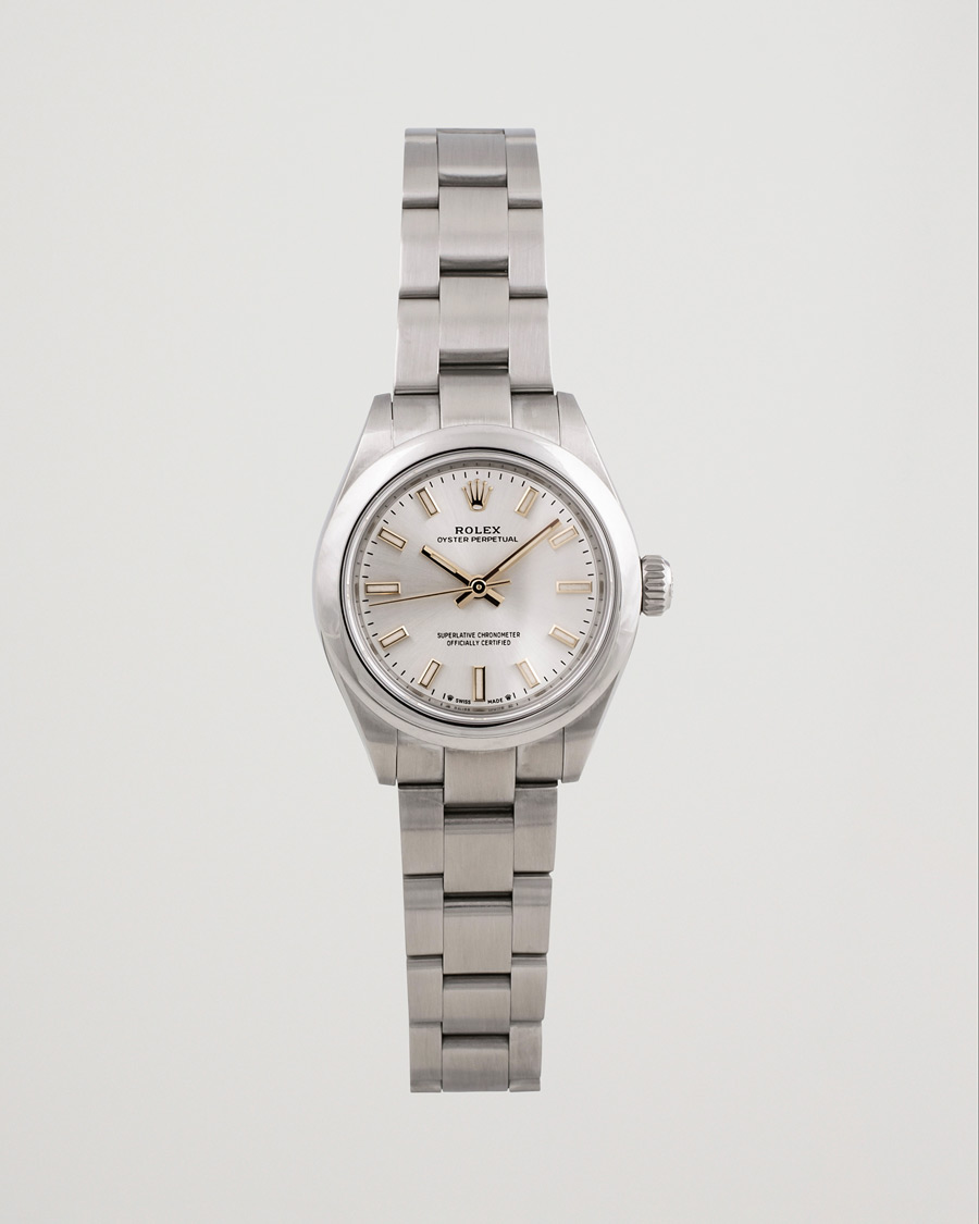 Herren | Rolex Pre-Owned Oyster Perpeptual 28 276200 Silver | Rolex Pre-Owned | Oyster Perpeptual 28 276200 Silver