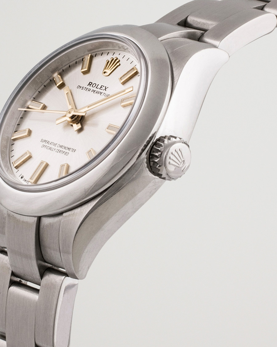 Herren | Rolex Pre-Owned Oyster Perpeptual 28 276200 Silver | Rolex Pre-Owned | Oyster Perpeptual 28 276200 Silver