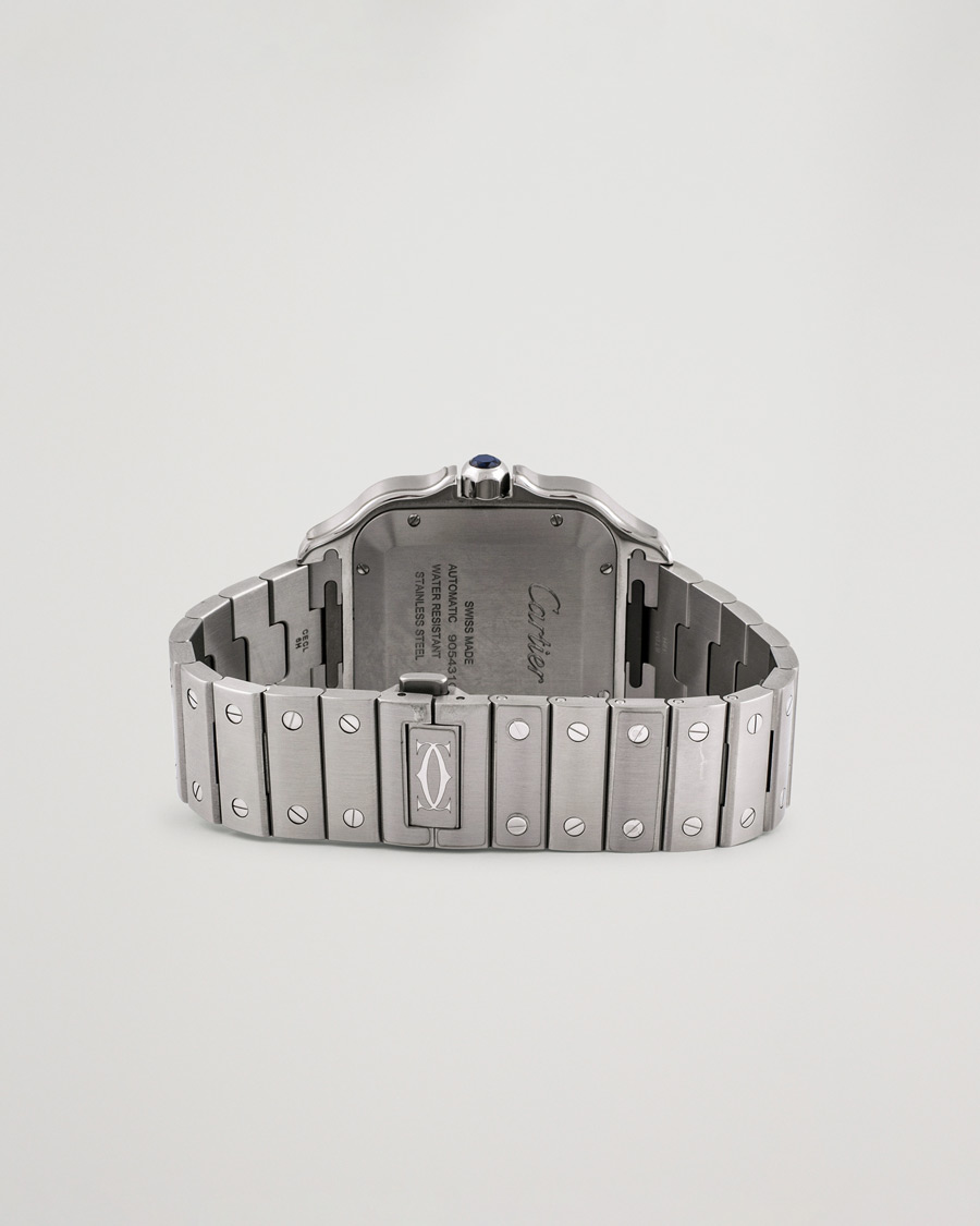 Herren | Cartier Pre-Owned Santos De Cartier Steel WSSA0048 Silver | Cartier Pre-Owned | Santos De Cartier Steel WSSA0048 Silver