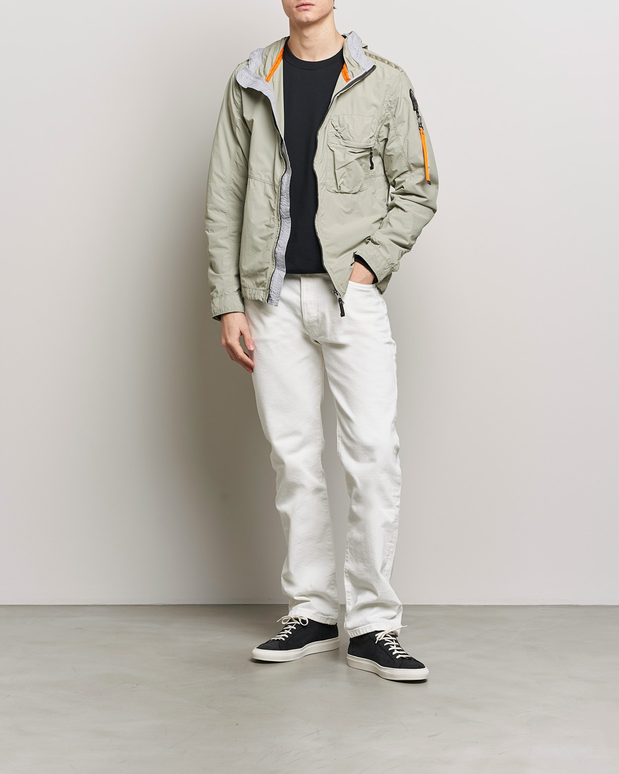 Herren | Jacken | Parajumpers | Nigel Vintage Nylon Hooded Jacket Sage