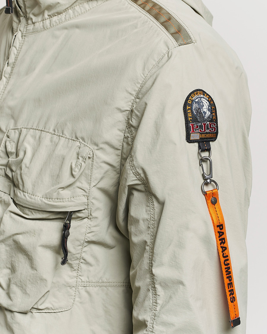 Herren | Jacken | Parajumpers | Nigel Vintage Nylon Hooded Jacket Sage
