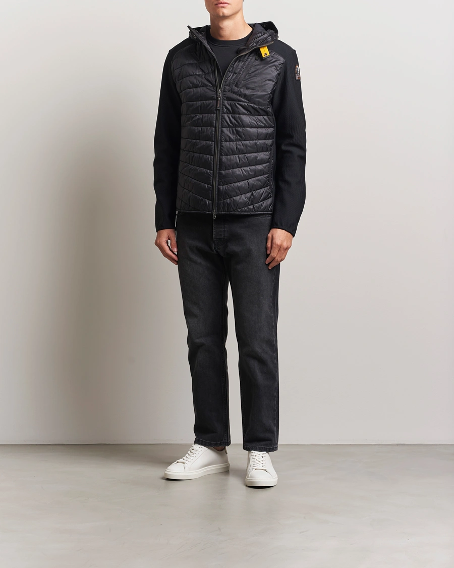 Herren | Jacken | Parajumpers | Nolan Mesh Hooded Hybrid Black