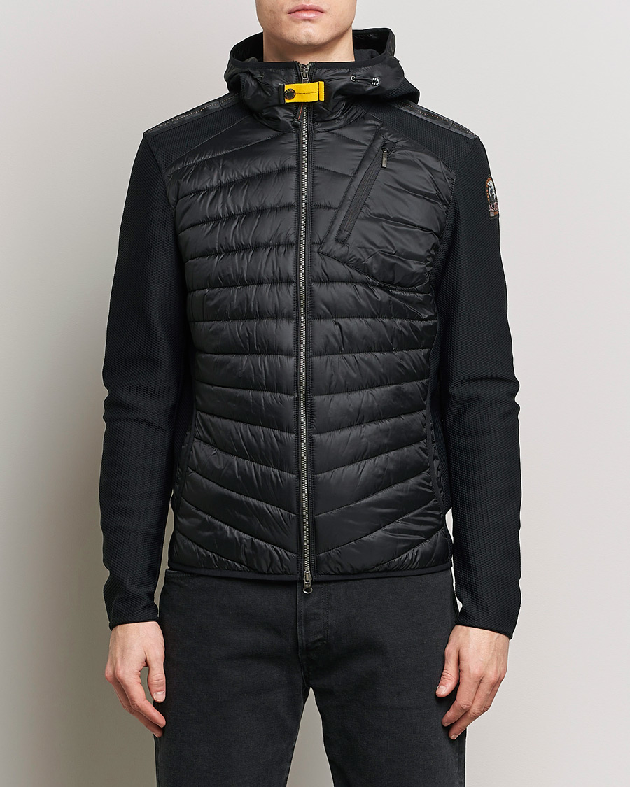 Herren | Parajumpers | Parajumpers | Nolan Mesh Hooded Hybrid  Black