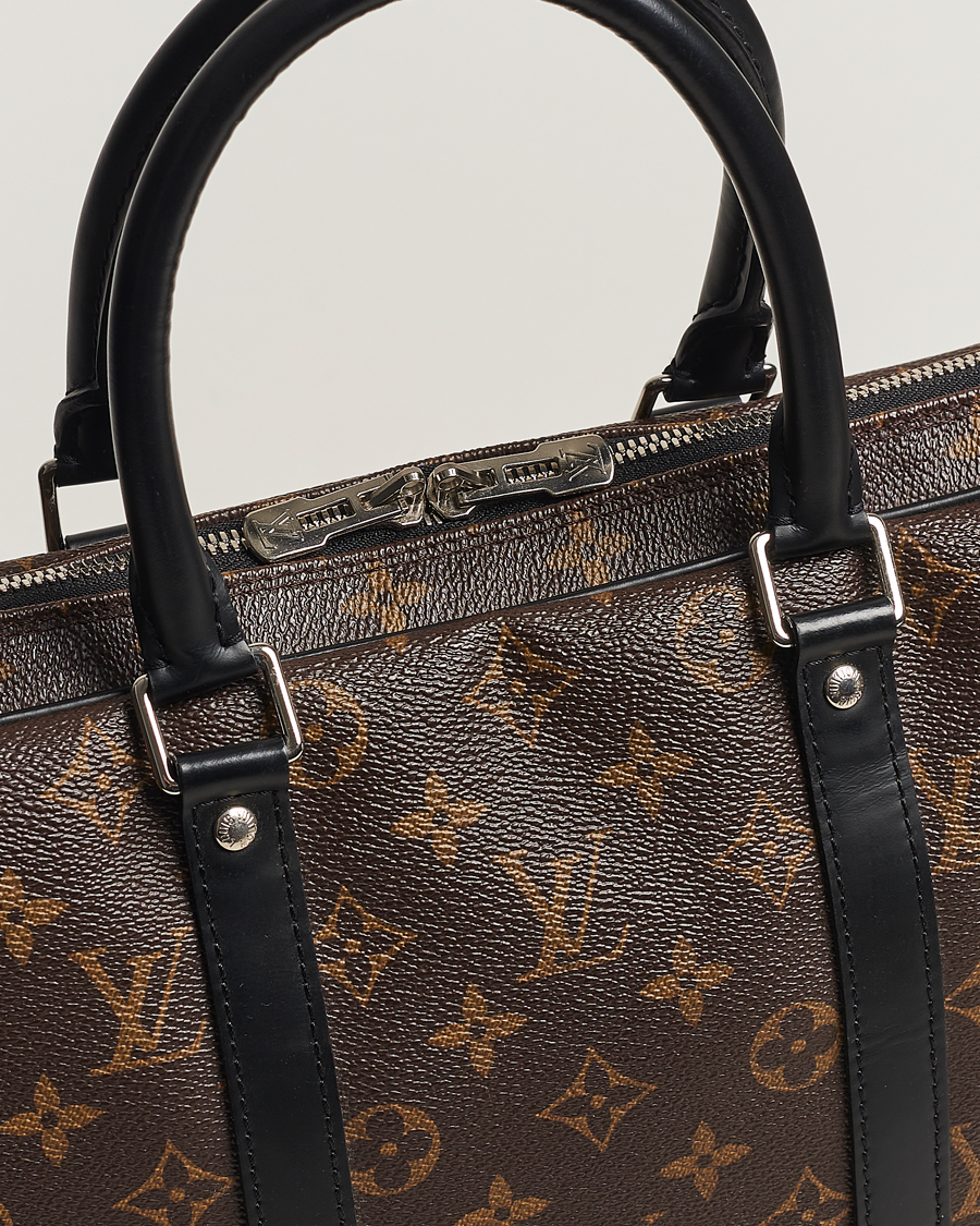 Herren | Louis Vuitton Pre-Owned Porte-Documents Voyage Briefcase Monogram Macassar | Louis Vuitton Pre-Owned | Porte-Documents Voyage Briefcase Monogram Macassar