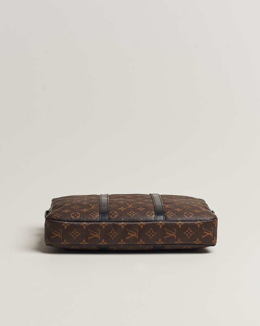 Herren | Louis Vuitton Pre-Owned Porte-Documents Voyage Briefcase Monogram Macassar | Louis Vuitton Pre-Owned | Porte-Documents Voyage Briefcase Monogram Macassar