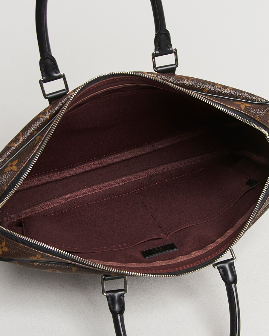 Herren | Louis Vuitton Pre-Owned Porte-Documents Voyage Briefcase Monogram Macassar | Louis Vuitton Pre-Owned | Porte-Documents Voyage Briefcase Monogram Macassar