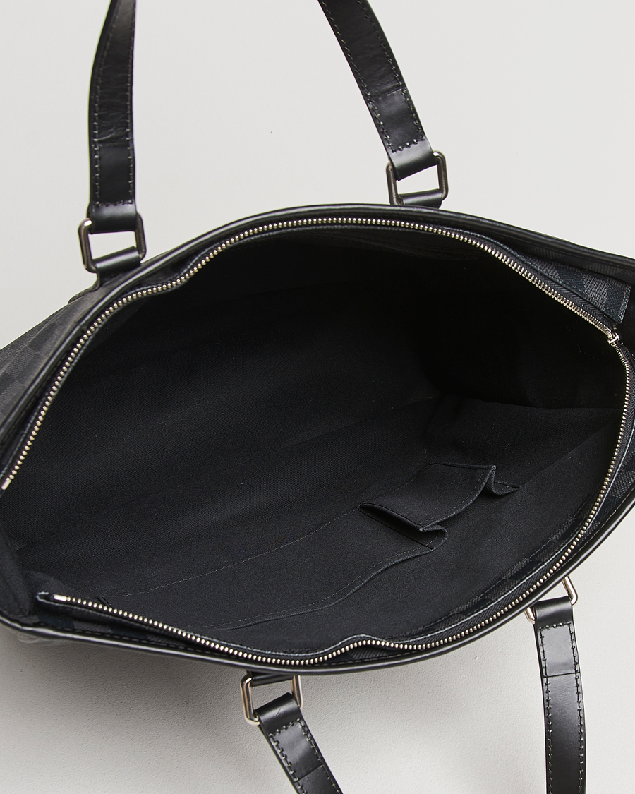 Herren | Louis Vuitton Pre-Owned Tadao Tote Bag Damier Graphite | Louis Vuitton Pre-Owned | Tadao Tote Bag Damier Graphite