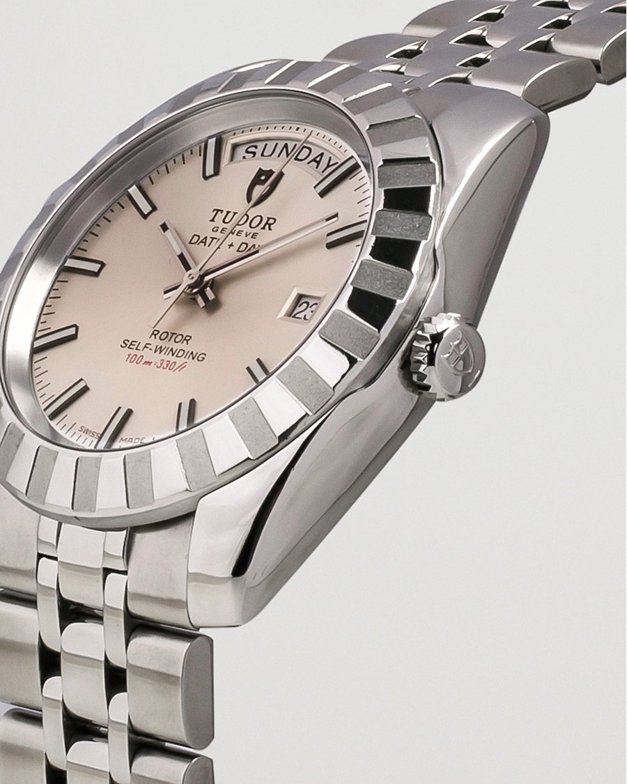 Herren | Pre-Owned & Vintage Watches | Tudor Pre-Owned | Classic Date-Day 23010 Silver