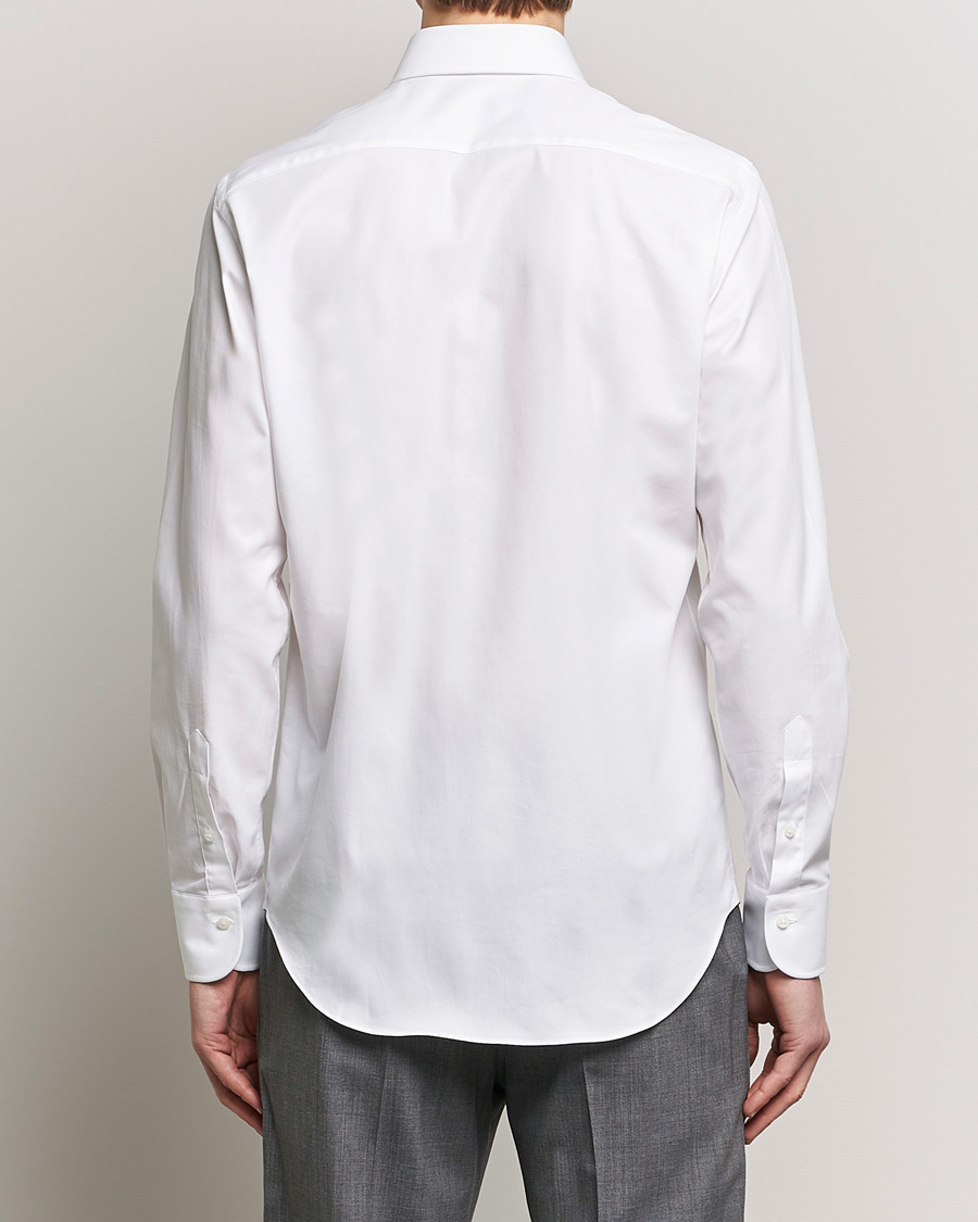 Herren | Hemden | Grigio | Cotton Twill Dress Shirt White