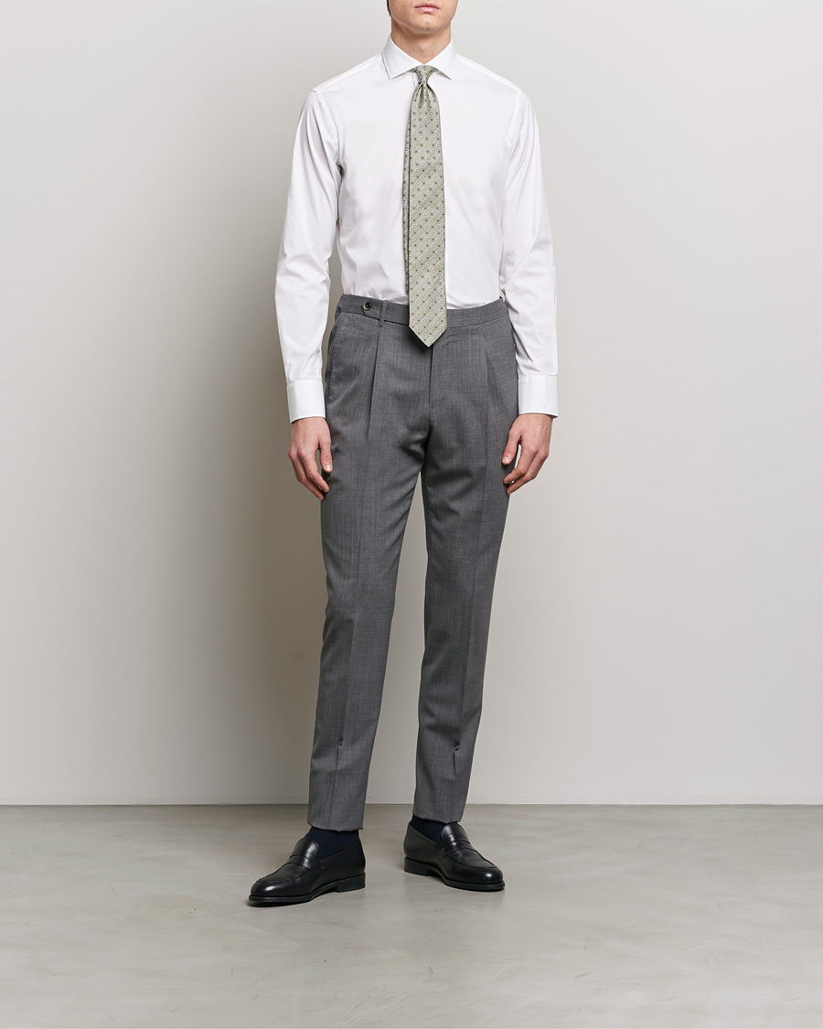 Men | Grigio | Grigio | Comfort Stretch Dress Shirt White