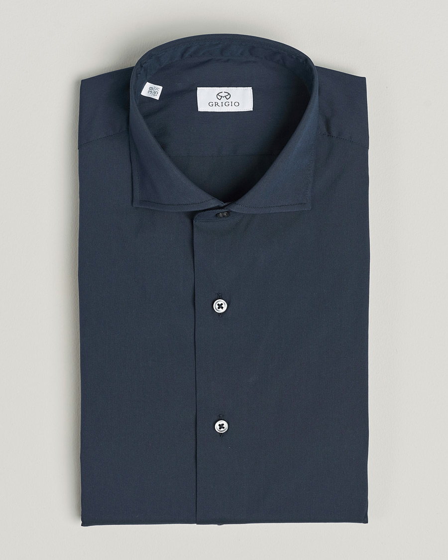 Herren | Hemden | Grigio | Comfort Stretch Dress Shirt Navy