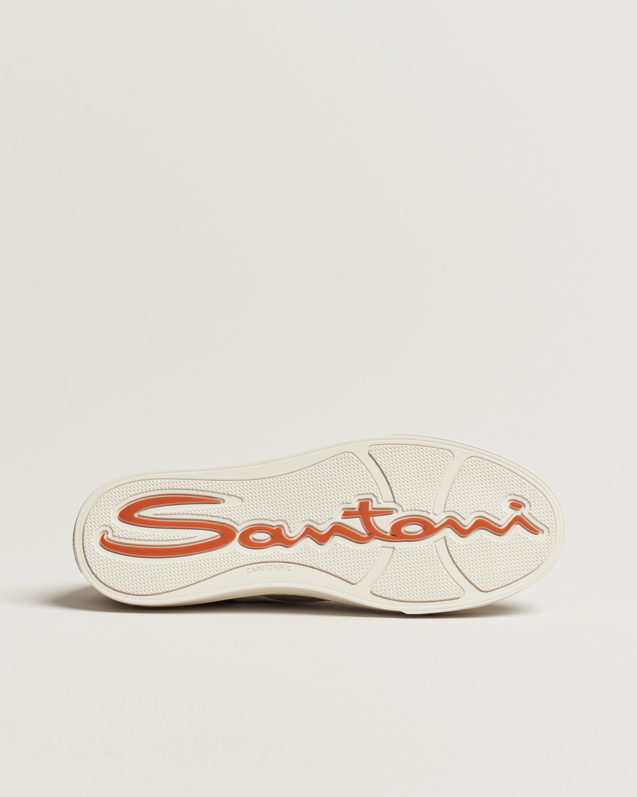 Herren | Santoni Double Buckle Sneakers Grey Suede | Santoni | Double Buckle Sneakers Grey Suede