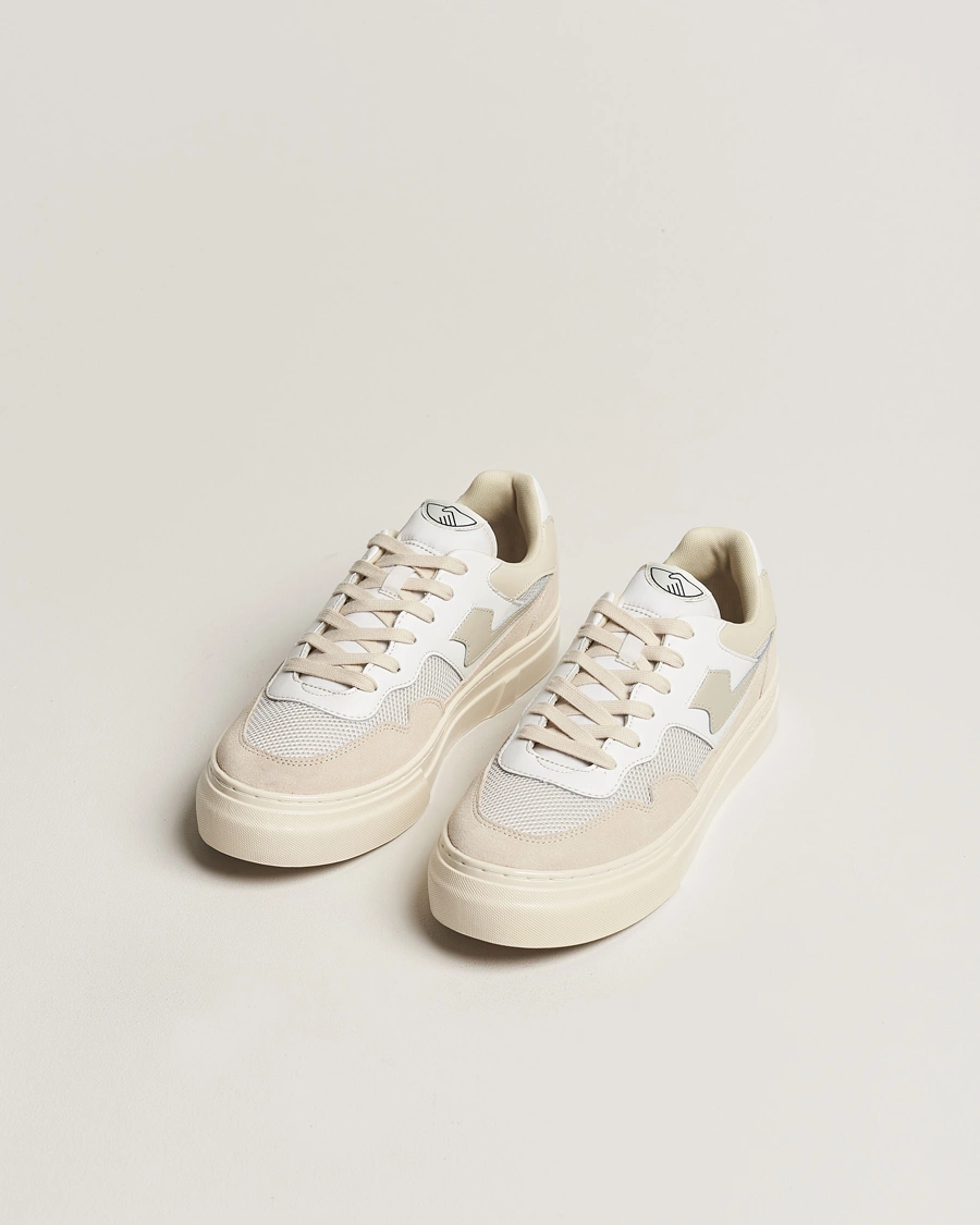 Herren | Summer | Stepney Workers Club | Pearl S-Strike Suede Mixed Sneaker Ecru/Putty