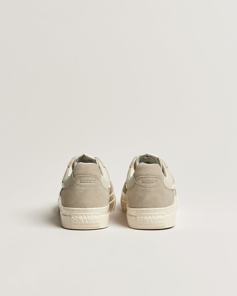 Herren | Stepney Workers Club Pearl S-Strike Suede Sneaker Lt Grey/White | Stepney Workers Club | Pearl S-Strike Suede Sneaker Lt Grey/White