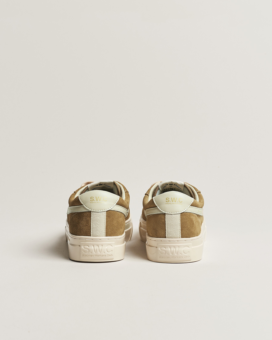 Herren | Stepney Workers Club Dellow S-Strike Suede Sneaker Desert/Ecru | Stepney Workers Club | Dellow S-Strike Suede Sneaker Desert/Ecru