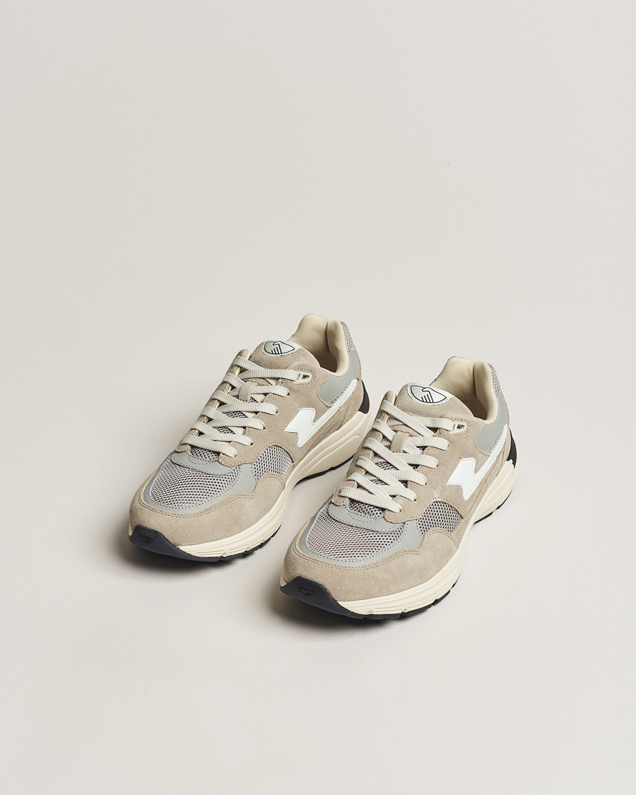 Herren |  | Stepney Workers Club | Amiel S-Strike Suede Mix Runner Lt Grey