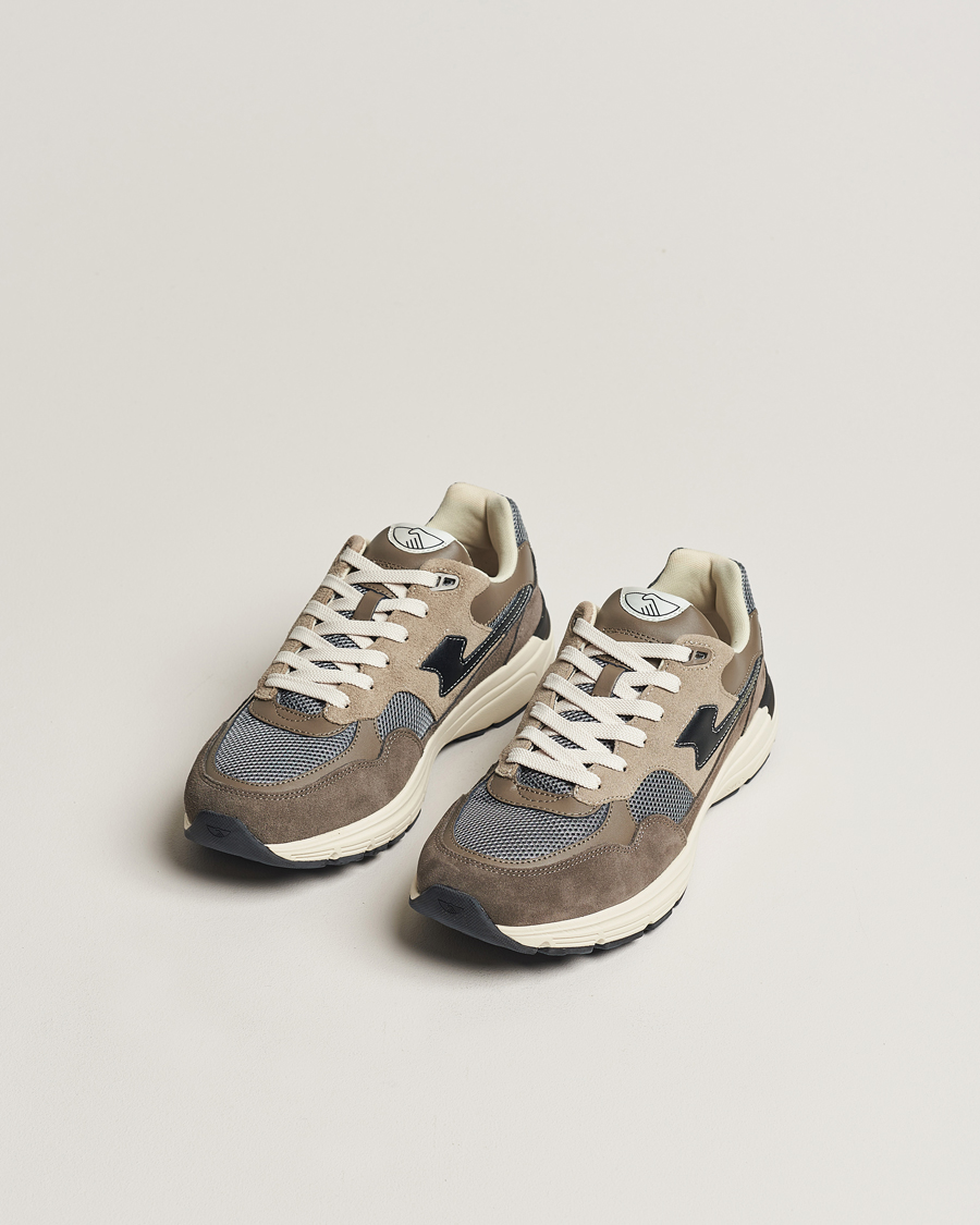 Herren | Wildlederschuhe | Stepney Workers Club | Amiel S-Strike Suede Mix Runner Grey