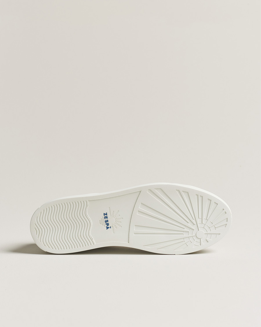 Herren | Zespà ZSP4 Nappa Leather Sneakers White/Navy | Zespà | ZSP4 Nappa Leather Sneakers White/Navy