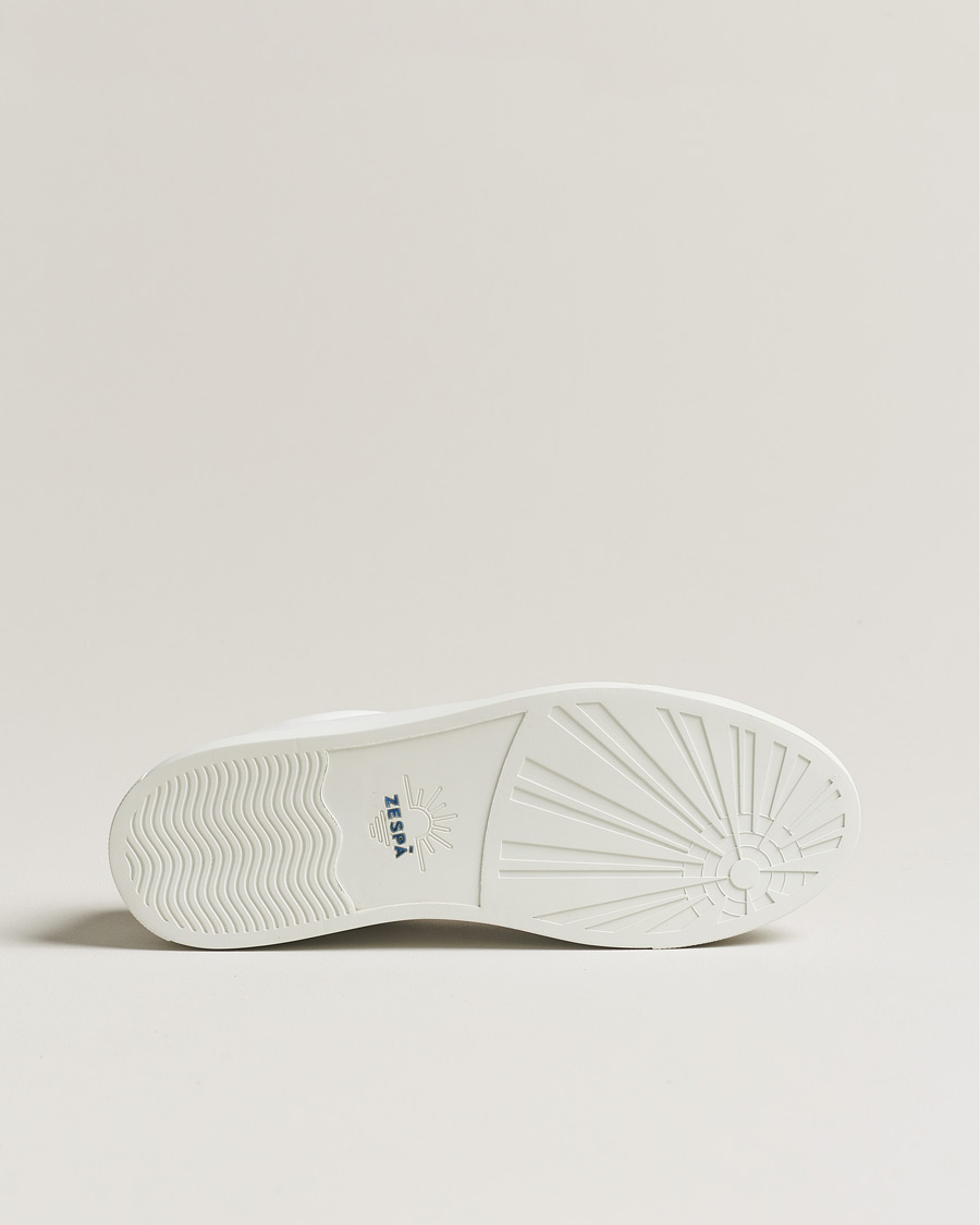 Herren | Zespà ZSP4 Nappa Leather Sneakers White/Wine | Zespà | ZSP4 Nappa Leather Sneakers White/Wine