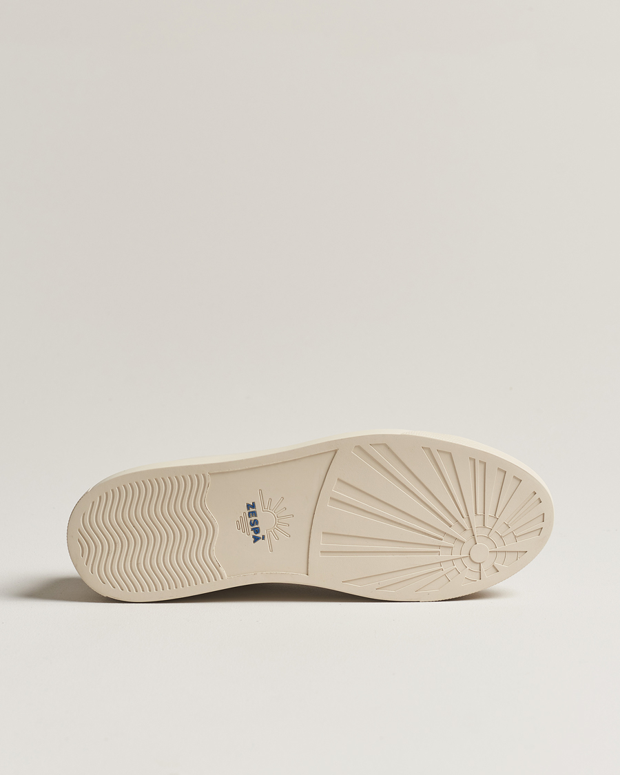 Herren | Zespà ZSP4 Nappa Leather Sneakers Off White/Brown | Zespà | ZSP4 Nappa Leather Sneakers Off White/Brown