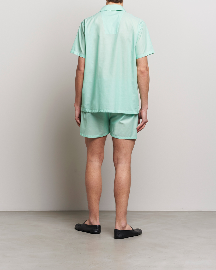 Herren | Kleidung | Derek Rose | Shortie Cotton Pyjama Set Mint