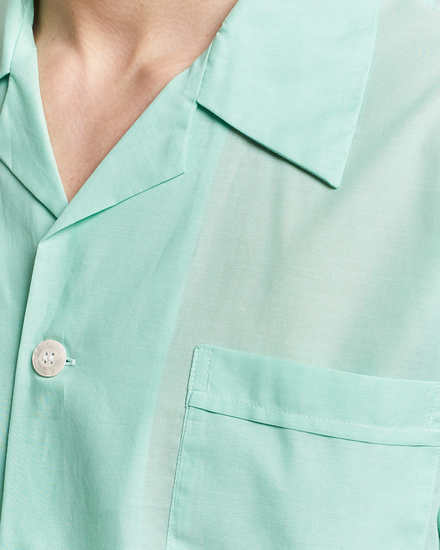 Herren | Schlafanzüge & Bademäntel | Derek Rose | Shortie Cotton Pyjama Set Mint