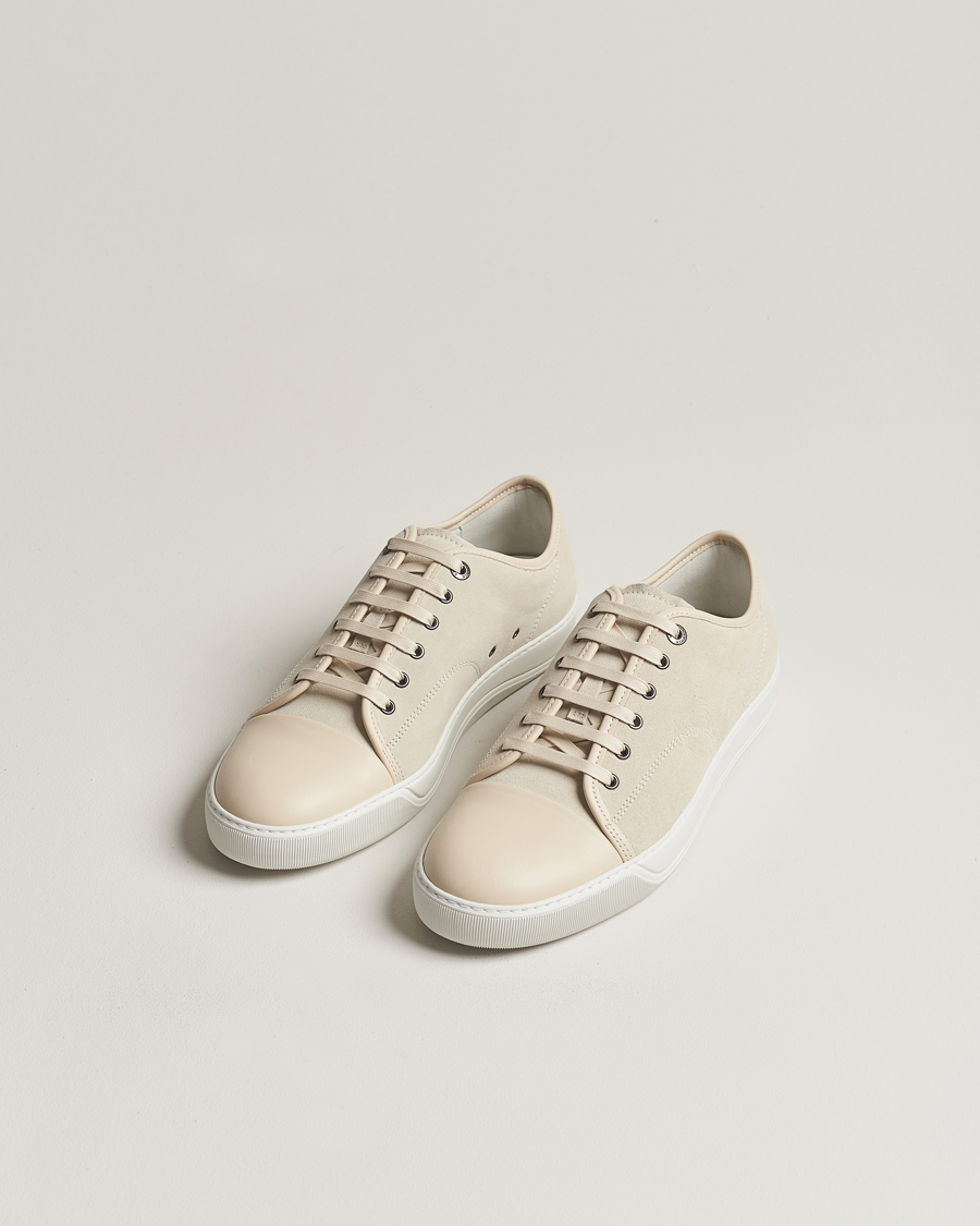 Herren | Sneaker | Lanvin | Nappa Cap Toe Sneaker Vanille