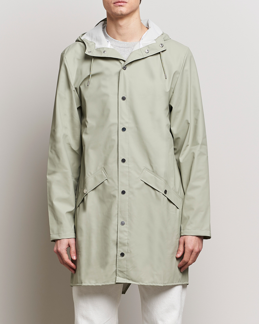 Herren | Stylisch im Regen | RAINS | Long Jacket Earth