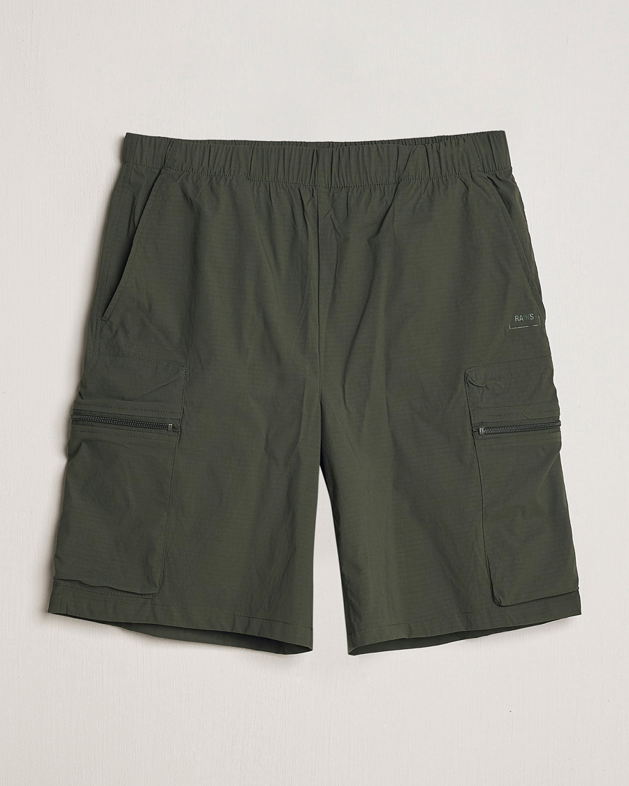 Herren | Shorts | RAINS | Tomar Ripstop Cargo Shorts Green