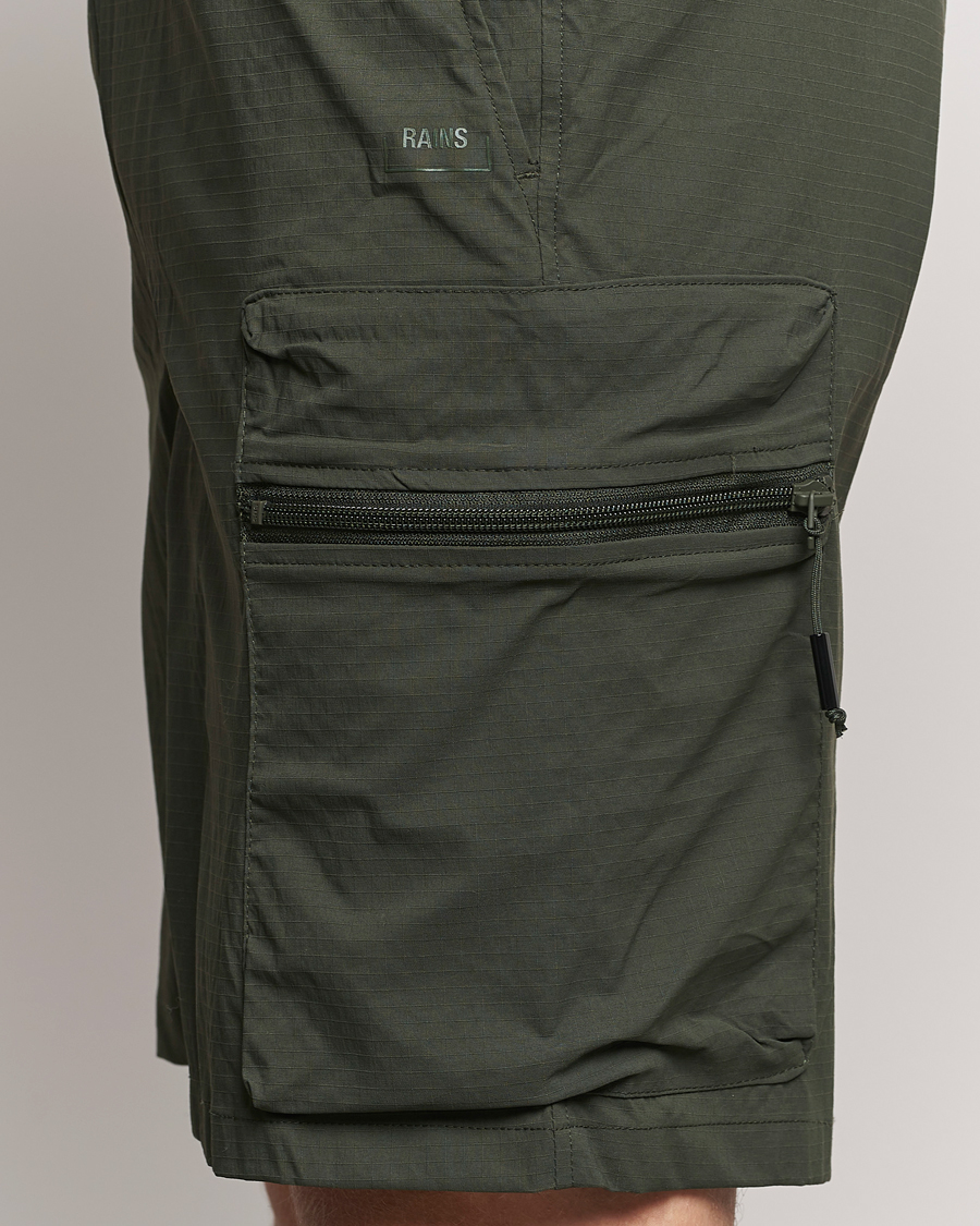 Herren | Shorts | RAINS | Tomar Ripstop Cargo Shorts Green