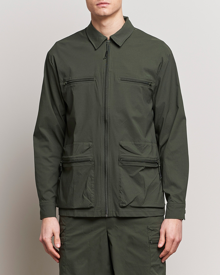 Herren | RAINS | RAINS | Tomar Ripstop Overshirt Green