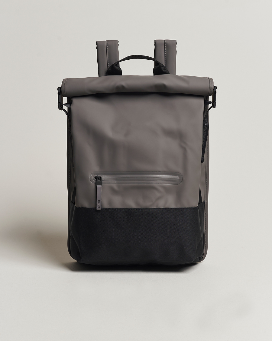 Herren | RAINS Trail Rolltop Backpack Grey | RAINS | Trail Rolltop Backpack Grey