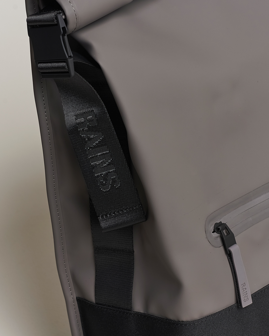Herren | RAINS Trail Rolltop Backpack Grey | RAINS | Trail Rolltop Backpack Grey