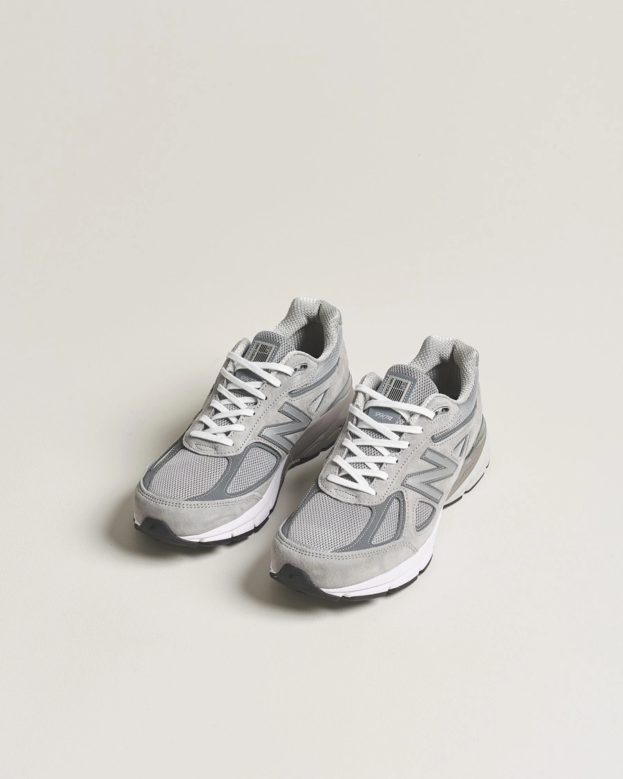 Herren | Wildlederschuhe | New Balance | Made in USA U990GR4 Grey/Silver