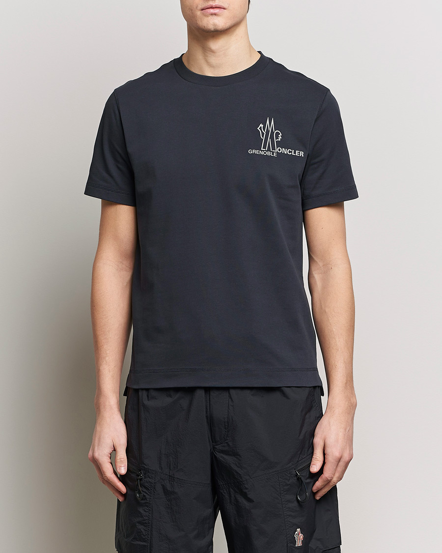 Herren |  | Moncler Grenoble | Short Sleeve T-Shirt Navy