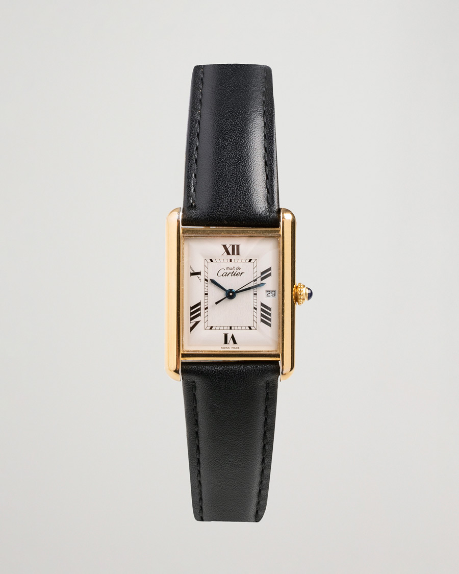 Herren | Cartier Pre-Owned Tank Must XL 2413 Gold | Cartier Pre-Owned | Tank Must XL 2413 Gold
