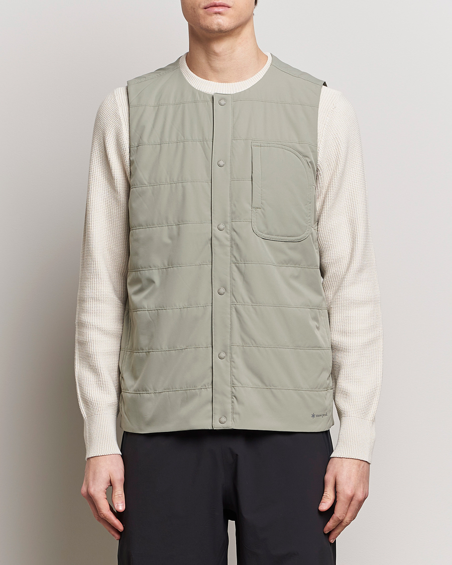 Herr | Västar | Snow Peak | Flexible Insulated Vest Beige