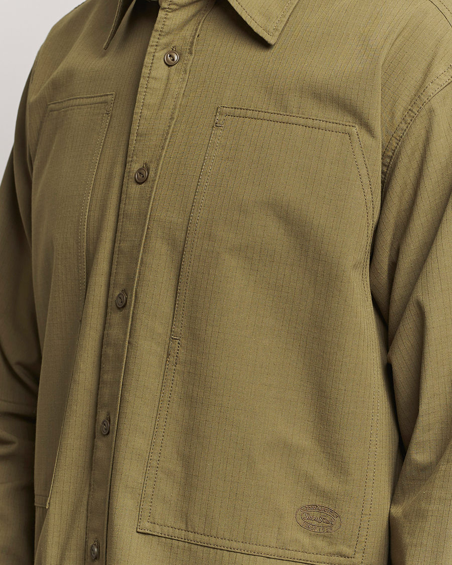 Herren | Hemden | Snow Peak | Takibi Light Ripstop Overshirt Khaki