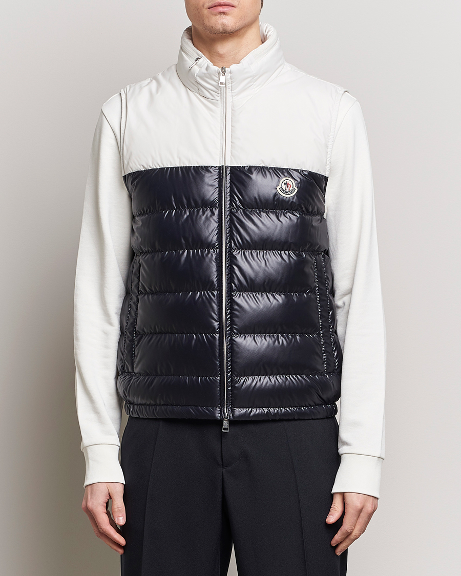 Herren | Moncler | Moncler | Cerces Vest White/Black