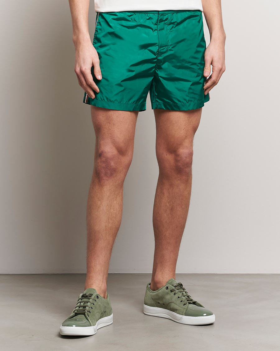 Herren | Badehosen | Moncler | Nylon Swim Shorts Emerald Green