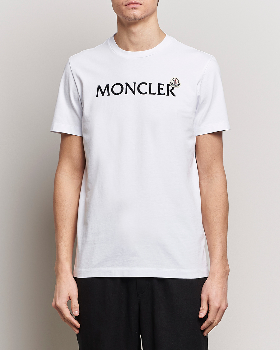 Herren | Treue-Rabatt für Stammkunden | Moncler | Lettering Logo T-Shirt White