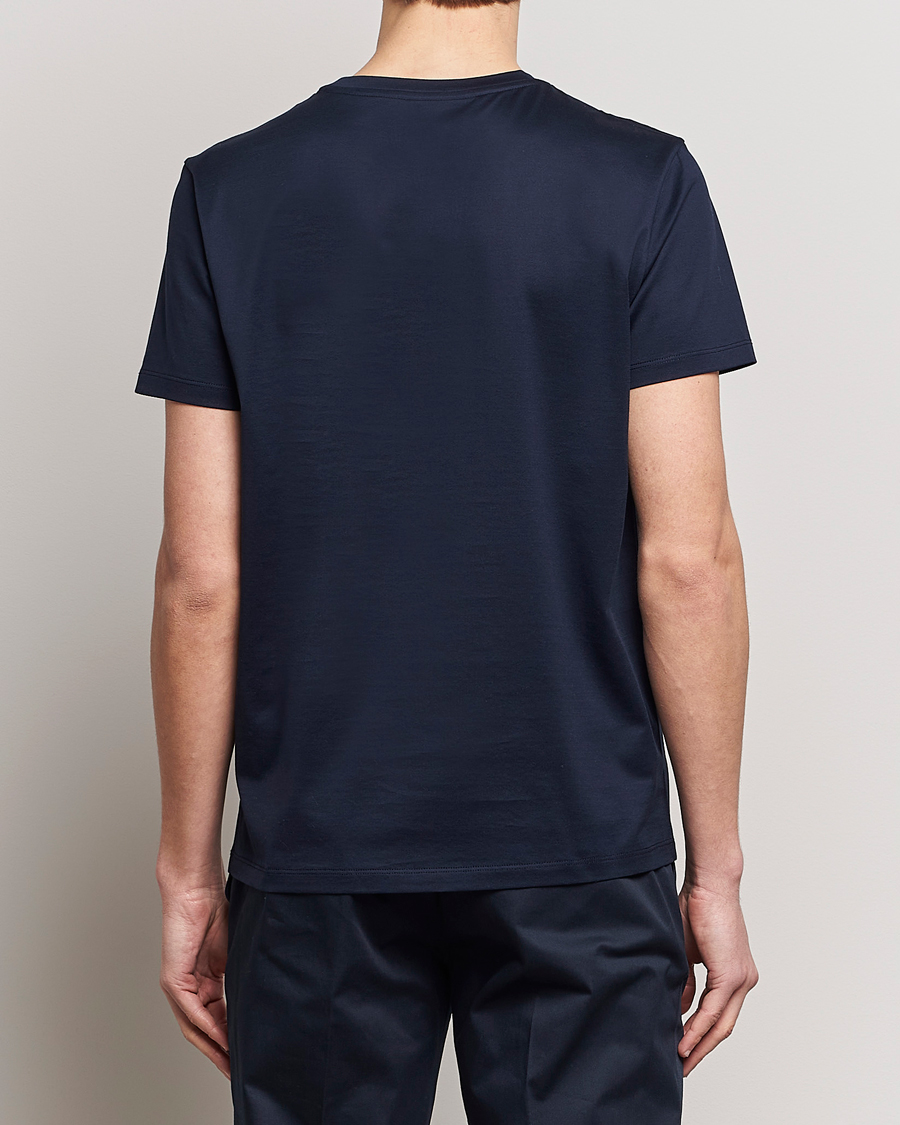 Herren | T-Shirts | Moncler | Double Logo T-Shirt Navy