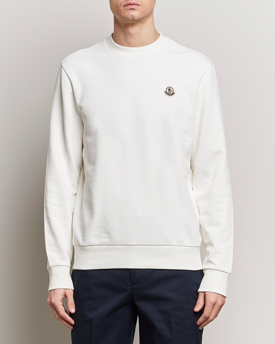 Herren | Moncler | Moncler | Logo Sweatshirt Off White
