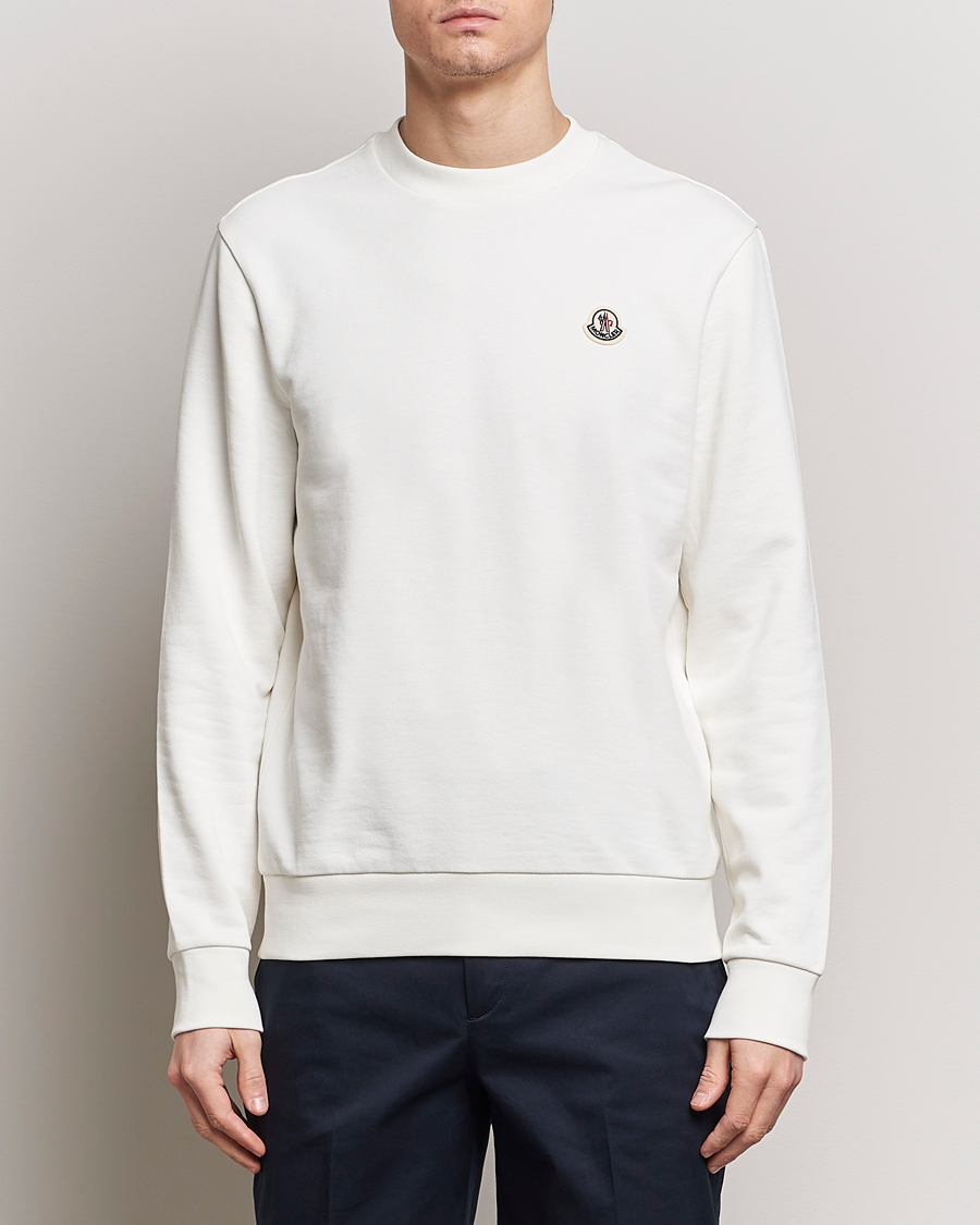 Herren | Pullover | Moncler | Logo Sweatshirt Off White