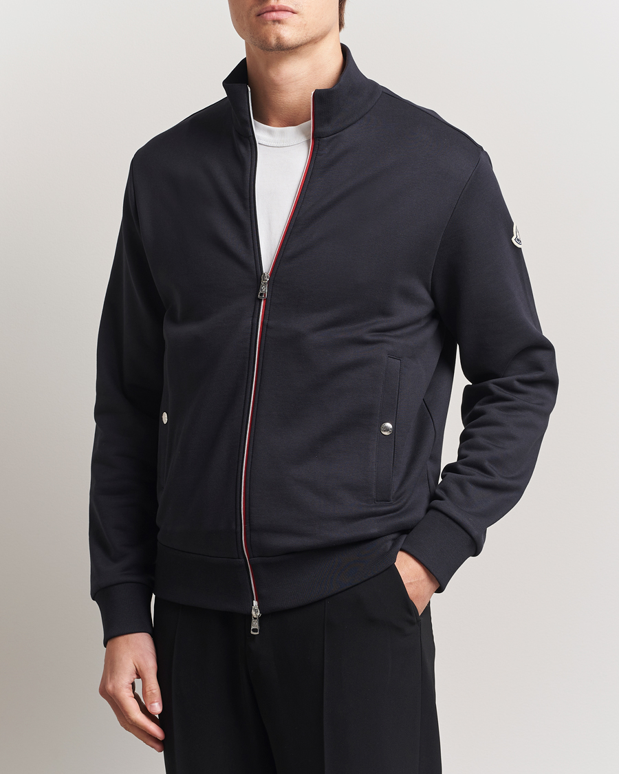 Herren | Pullover | Moncler | Logo Sweatshirt Navy