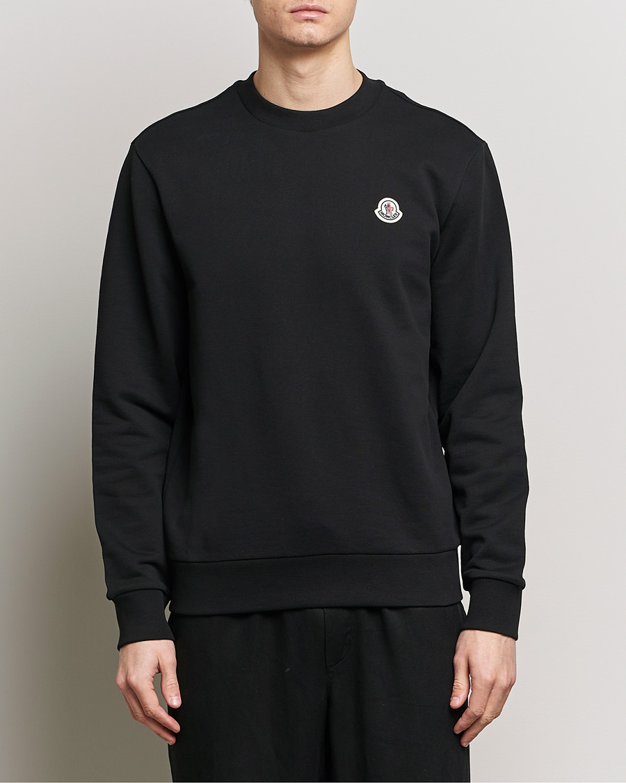 Men | Clothing | Moncler | Logo Sweatshirt Black