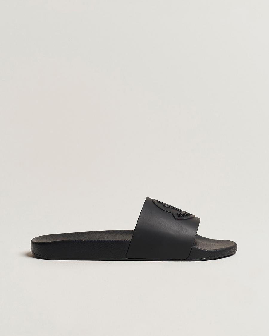 Herren | Moncler Basile Slides All Black | Moncler | Basile Slides All Black