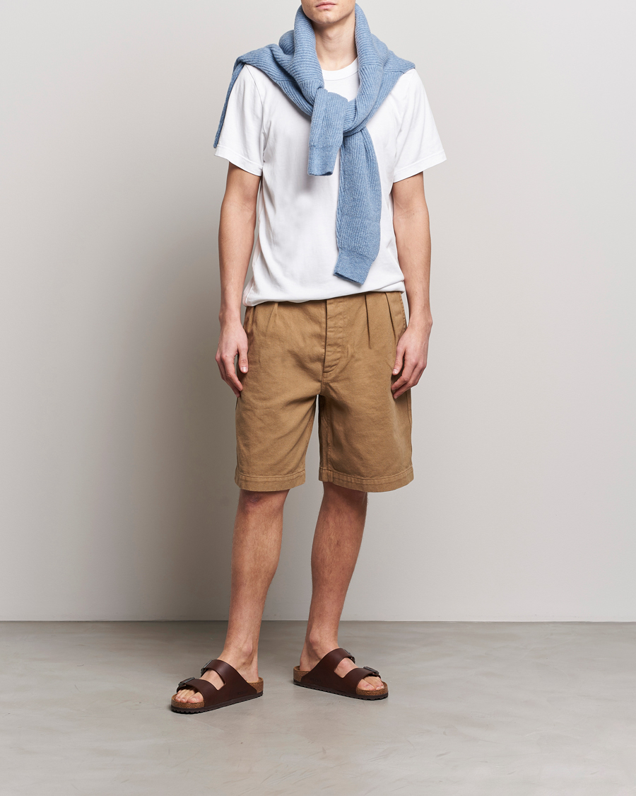 Herren | Shorts | Sunflower | Pleated Shorts Khaki