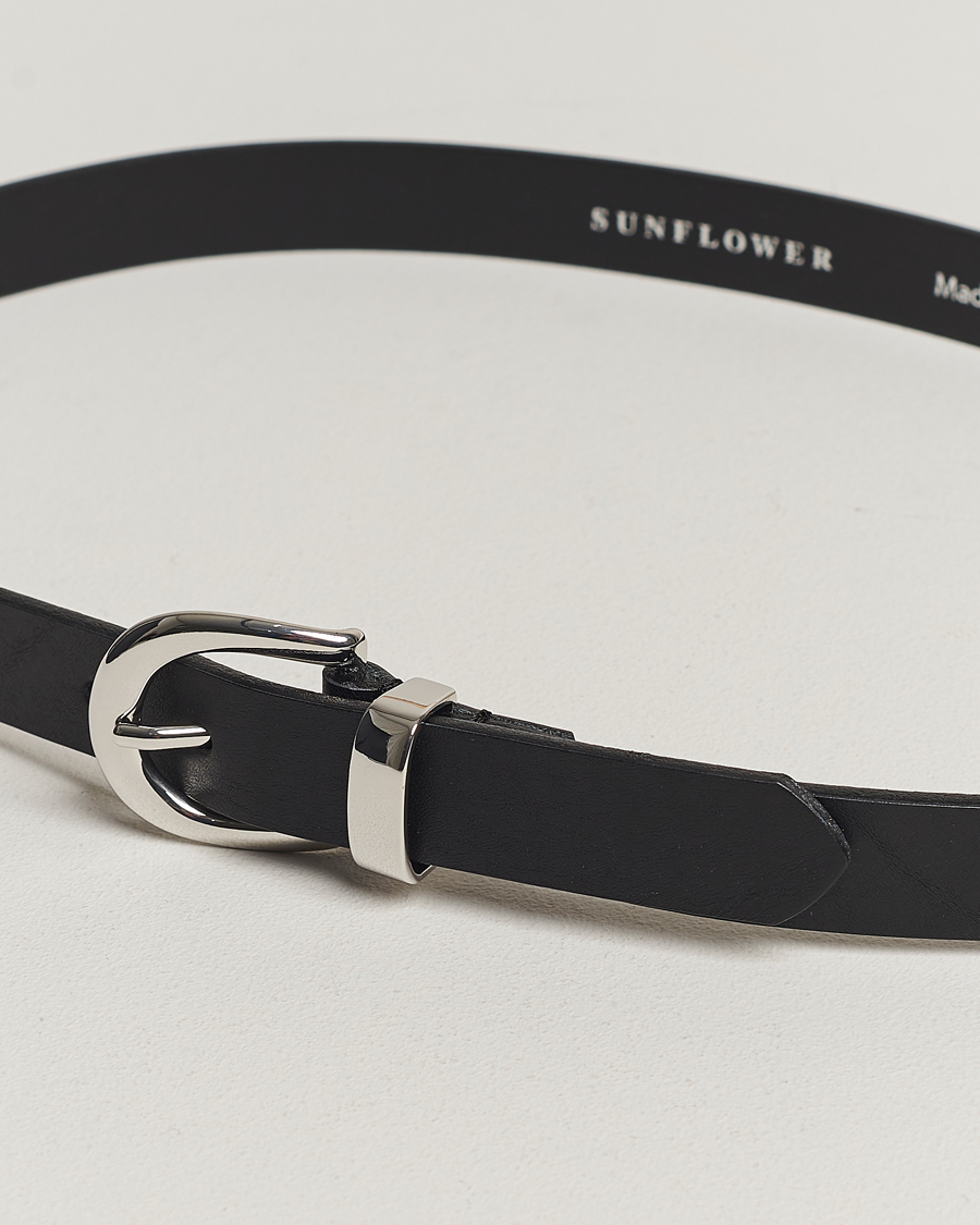 Herren | Sunflower Simple Belt 2,5 cm Black | Sunflower | Simple Belt 2,5 cm Black