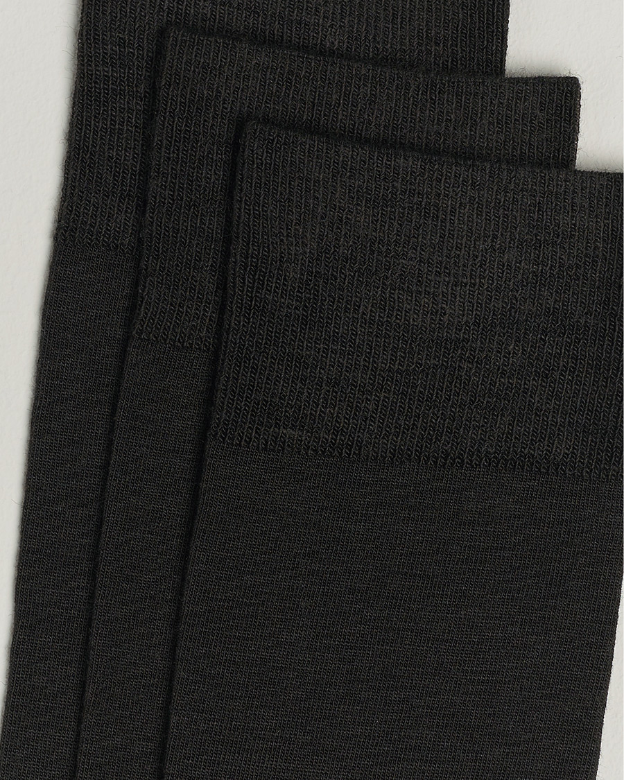 Herren | Amanda Christensen | Amanda Christensen | 3-Pack Icon Wool/Cotton Socks Dark Brown